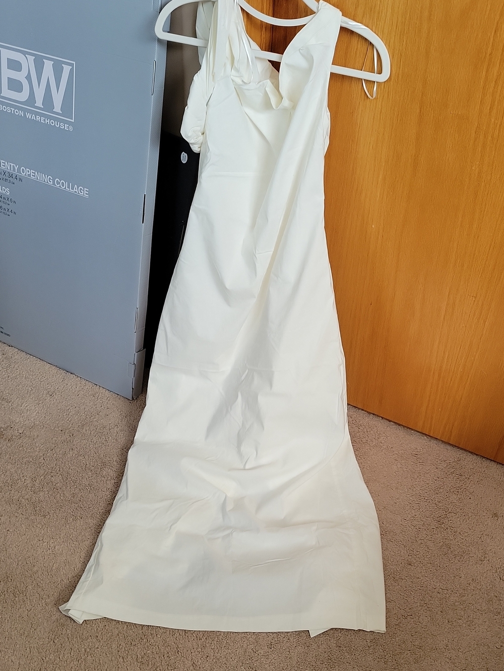 Zara White Sleeveless Dress with Clean Lines